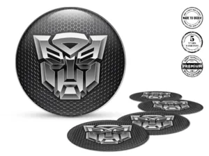 Custom domed decals Sleek Finish Domed Badge